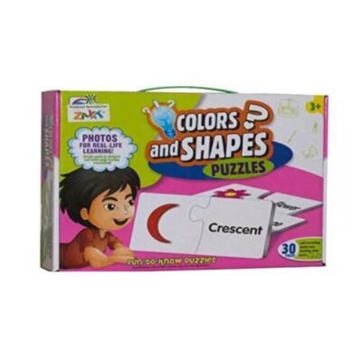 English Shapes And Colors Puzzle For Kids - 30 Pieces