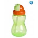 Babies Sport Cup With Flip-Top Straw - 270 Ml - Green