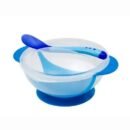 Bowl With Color Changing Soft Spoon - 6+ Months - Blue