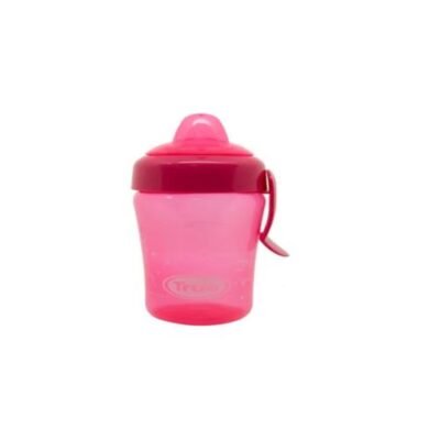 True Gold Silicone Spout Feeding Cup - 300ml - Pink