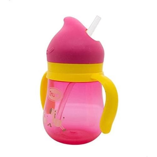 True Gold Sport Cup With Straw 210ml - Pink